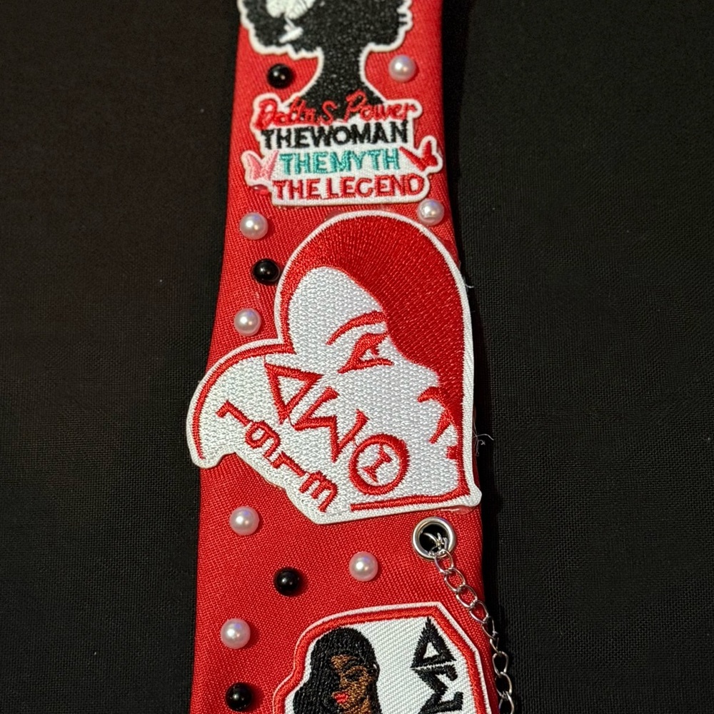 Red Embroidered Women's Accessory